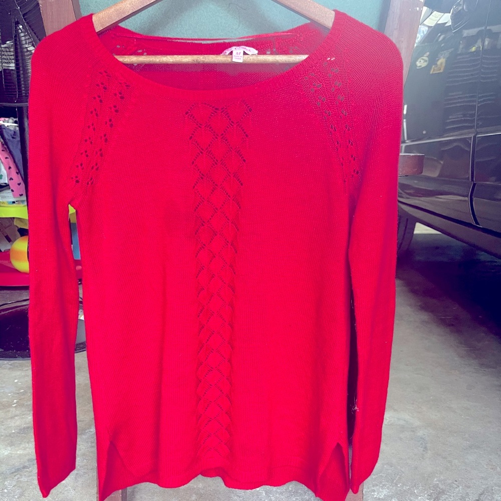 Red candies sweater Medium